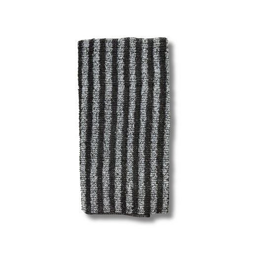 Fluffine Exfoliating Towel - Black
